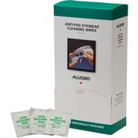Serviettes nettoyantes pour lunettes ALLEGRO INDUSTRIES, 5" x 8", Paquet de 100 Canadian Safety Group Inc.