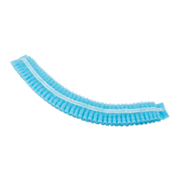 Pleated Bouffant Cap, Polypropylene, 21", Blue Canadian Safety Group Inc.