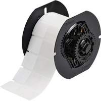 &eacute;tiquette autoplastifi&eacute;es pour fils et c&acirc;bles, Vinyle, 1" lo x 2,6" h, Incolore/blanc Canadian Safety Group Inc.