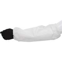 Manchettes, Longueur de 18", Microporeux, Blanc Canadian Safety Group Inc.