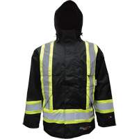 Manteau isol&eacute;, Polyester/Polyur&eacute;thane, Noir, Petit Canadian Safety Group Inc.