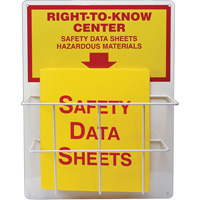 Station d'information &agrave; panier simple, Anglais, Compris reliures Canadian Safety Group Inc.