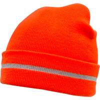High Visibility Knit Hat with Reflective Stripe, High Visibility Orange, Acrylic Canadian Safety Group Inc.