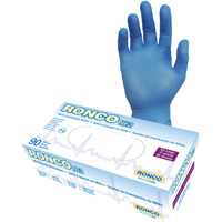 Disposable Gloves, 2X-Large, Nitrile, 4-mil, Powder-Free, Blue Canadian Safety Group Inc.