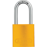 Safety Padlock, Yellow, Keyed Different, Aluminum, 1-1/2" Width Canadian Safety Group Inc.
