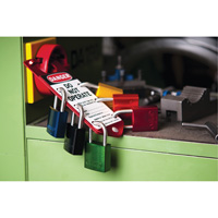 Safety Padlock, Yellow, Keyed Different, Aluminum, 1-1/2" Width Canadian Safety Group Inc.