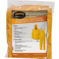 577 V&ecirc;tements imperm&eacute;ables 3 morceaux, Polyester/PVC, 5T-Grand, Jaune Canadian Safety Group Inc.