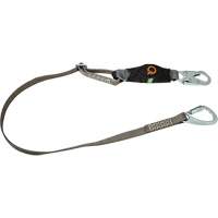 V-Series Tie-Back Lanyard, 6', Carabiner Center, Snap Hook Leg Ends, Polyester Canadian Safety Group Inc.