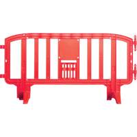 Barricade Movit, Emboîtables, 78" lo x 39" h, Rouge Canadian Safety Group Inc.