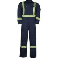 Combinaison non doubl&eacute;e Westex UltraSoft, Taille Grand (grande taille), Bleu marine, 12,4 cal/cm2 Canadian Safety Group Inc.