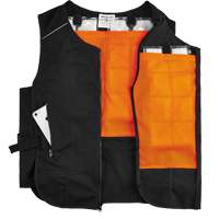 Chill-Its&reg; 6260 Lightweight Phase Change Cooling Vest with Packs, Small/Medium, Black Canadian Safety Group Inc.