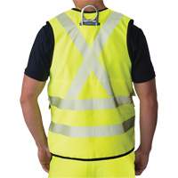 Veste antid&eacute;chirure pour arpenteur, Jaune lime haute visibilit&eacute;, Petit, Polyester Canadian Safety Group Inc.