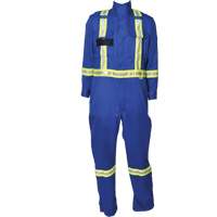 Combinaisons ignifuges &agrave; bandes Firewall FR, Taille T-petit, Bleu royal Canadian Safety Group Inc.