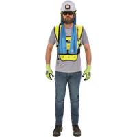 Veste refroidissante &agrave; &eacute;vaporation s&egrave;che &eacute;conomique Chill-Its 6687, Petit/Moyen, Jaune lime haute visibilit&eacute; Canadian Safety Group Inc.