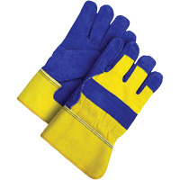 Gants d'ajusteur, Grand, Paume en Cuir de vache refendu, Doublure en Peluche d'acrylique Canadian Safety Group Inc.