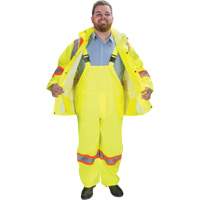 RZ1000 Rain Suit, Polyester, Small, High Visibility Lime-Yellow Canadian Safety Group Inc.
