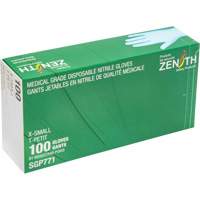 Puncture-Resistant Medical-Grade Disposable Gloves, X-Small, Nitrile, 4.5-mil, Powder-Free, Blue, Class 2 Canadian Safety Group Inc.