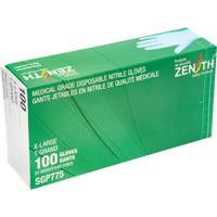 Puncture-Resistant Medical-Grade Disposable Gloves, X-Large, Nitrile, 4.5-mil, Powder-Free, Blue, Class 2 Canadian Safety Group Inc.