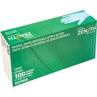 Puncture-Resistant Medical-Grade Disposable Gloves, Large, Nitrile, 3.5-mil, Powder-Free, Blue, Class 2 Canadian Safety Group Inc.