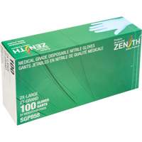 Puncture-Resistant Medical-Grade Disposable Gloves, 2X-Large, Nitrile, 3.5-mil, Powder-Free, Blue, Class 2 Canadian Safety Group Inc.