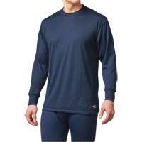 T-shirt &agrave; manches longues de base ignifuge, Petit, Bleu marin Canadian Safety Group Inc.