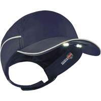 Casque antichocs l&eacute;ger avec lampe DEL 8965 Skullerz, Bleu marin Canadian Safety Group Inc.