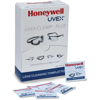 Serviettes Uvex Clear Plus, 5,25" x 8", Paquet de 100 Canadian Safety Group Inc.