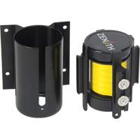 Wall Mount Barrier with Magnetic Tape, Steel, Screw Mount, 7', Yellow Tape Canadian Safety Group Inc.