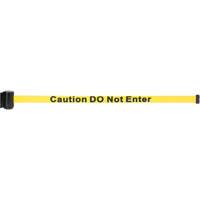 Wall Mount Barrier with Magnetic Tape, Steel, Screw Mount, 7', Yellow Tape Canadian Safety Group Inc.