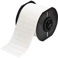&eacute;tiquettes adh&eacute;sives repositionnables de s&eacute;rie B33, Vinyle, 1" lo x 0,5" h, Blanc Canadian Safety Group Inc.