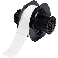 &eacute;tiquettes en tissu avec rev&ecirc;tement en polyamide B33, Nylon, 1,5" lo x 0,75" h, Blanc Canadian Safety Group Inc.