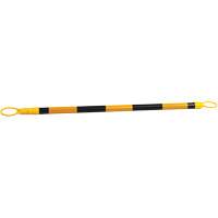 Retractable Cone Bar, 7'2" Extended Length, Black/Yellow Canadian Safety Group Inc.