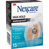 Pansements imperm&eacute;ables &agrave; tenue maximale Nexcare, Assorti, Plastique, St&eacute;rile Canadian Safety Group Inc.