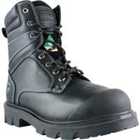 Boomerang Work Boots, Leather, Steel Toe, Size 7, Impermeable Canadian Safety Group Inc.