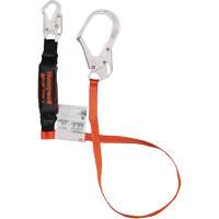 Titan Shock-Absorbing Lanyard, 6', Locking Rebar Hook Center, Locking Snap Hook Leg Ends, Polyester Canadian Safety Group Inc.