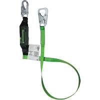 Miller&reg; BackBiter&reg; Tie-Back Lanyard, 6', Locking Snap Hook Center, Locking Snap Hook Leg Ends, Nylon/Polyester Canadian Safety Group Inc.