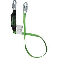 Miller&reg; HP Shock-Absorbing Lanyard, 6', Locking Snap Hook Center, Locking Snap Hook Leg Ends, Polyester Canadian Safety Group Inc.