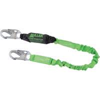 Miller&reg; StretchStop&reg; Shock-Absorbing Lanyard, 6', Locking Snap Hook Center, Locking Snap Hook Leg Ends, Polyester Canadian Safety Group Inc.