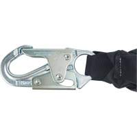 Miller&reg; HP Shock-Absorbing Lanyard, 4', Locking Rebar Hook Center, Locking Snap Hook Leg Ends, Polyester Canadian Safety Group Inc.