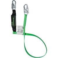 Energy-Absorbing Lanyard, 6', Locking Snap Hook Center, Locking Snap Hook Leg Ends, Polyester Canadian Safety Group Inc.