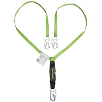 Miller&reg; HP Shock-Absorbing Lanyard, 4', Locking Snap Hook Center, Locking Snap Hook Leg Ends, Polyester Canadian Safety Group Inc.