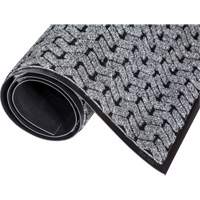 Tire-Track Performance Entrance Mats, Wiper/Scraper, 4' x 8' x 3/8", Grey Canadian Safety Group Inc.