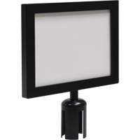 Sign Frame for Crowd Control Post, Black Canadian Safety Group Inc.