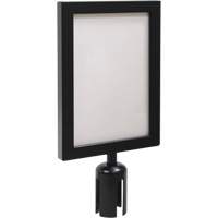 Sign Frame for Crowd Control Post, Black Canadian Safety Group Inc.