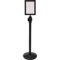 Sign Frame for Crowd Control Post, Black Canadian Safety Group Inc.