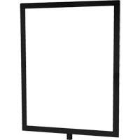 Porte-enseigne vertical robuste pour montant classique, Noir Canadian Safety Group Inc.