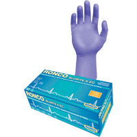 Blurite 6 EC Extended Cuff Examination Gloves, Small, Nitrile, 6-mil, Powder-Free, Purple, Class 2 Canadian Safety Group Inc.