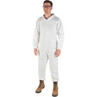 Combinaisons de premi&egrave;re qualit&eacute;, Moyen, Blanc, Microporeux Canadian Safety Group Inc.