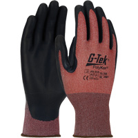 Gants r&eacute;sistants aux coupures G-Tek PolyKor X7 Neuroma, Taille Petit, Calibre 18, Rev&ecirc;tement Polyur&eacute;thane, Enveloppe en Poly&eacute;thyl&egrave;ne, ASTM ANSI niveau A3/EN 388 niveau C Canadian Safety Group Inc.