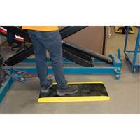 Tapis antifatigue, Losange, 1-2/3' x 3-1/4' x 3/4", Noir/Jaune, Polyur&eacute;thane Canadian Safety Group Inc.